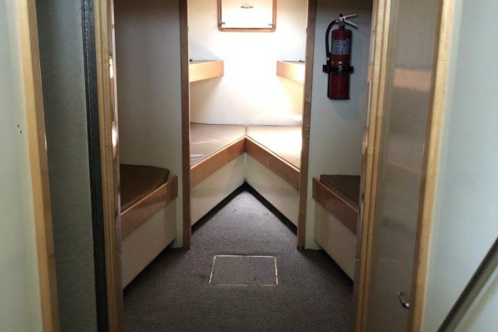 a view of an open door