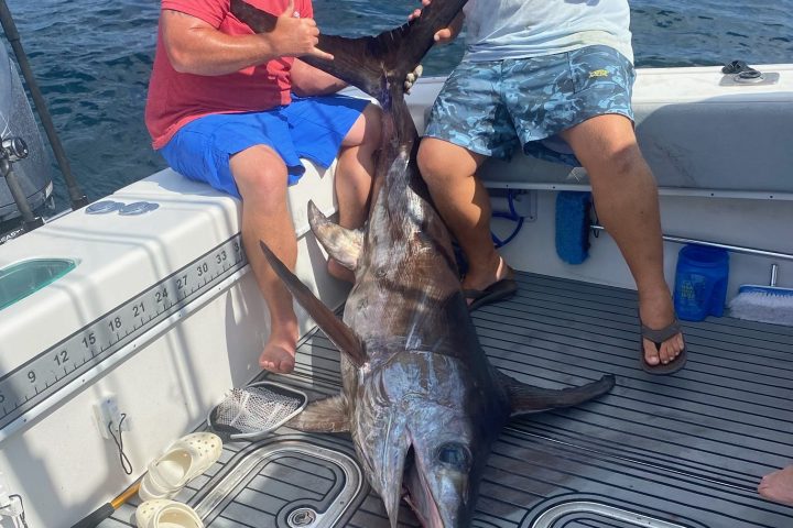 a group of people sitting on a boat in the water