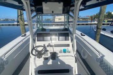 a car parked in a train station