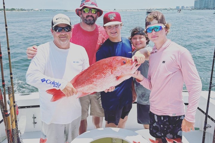 a group of people on a boat