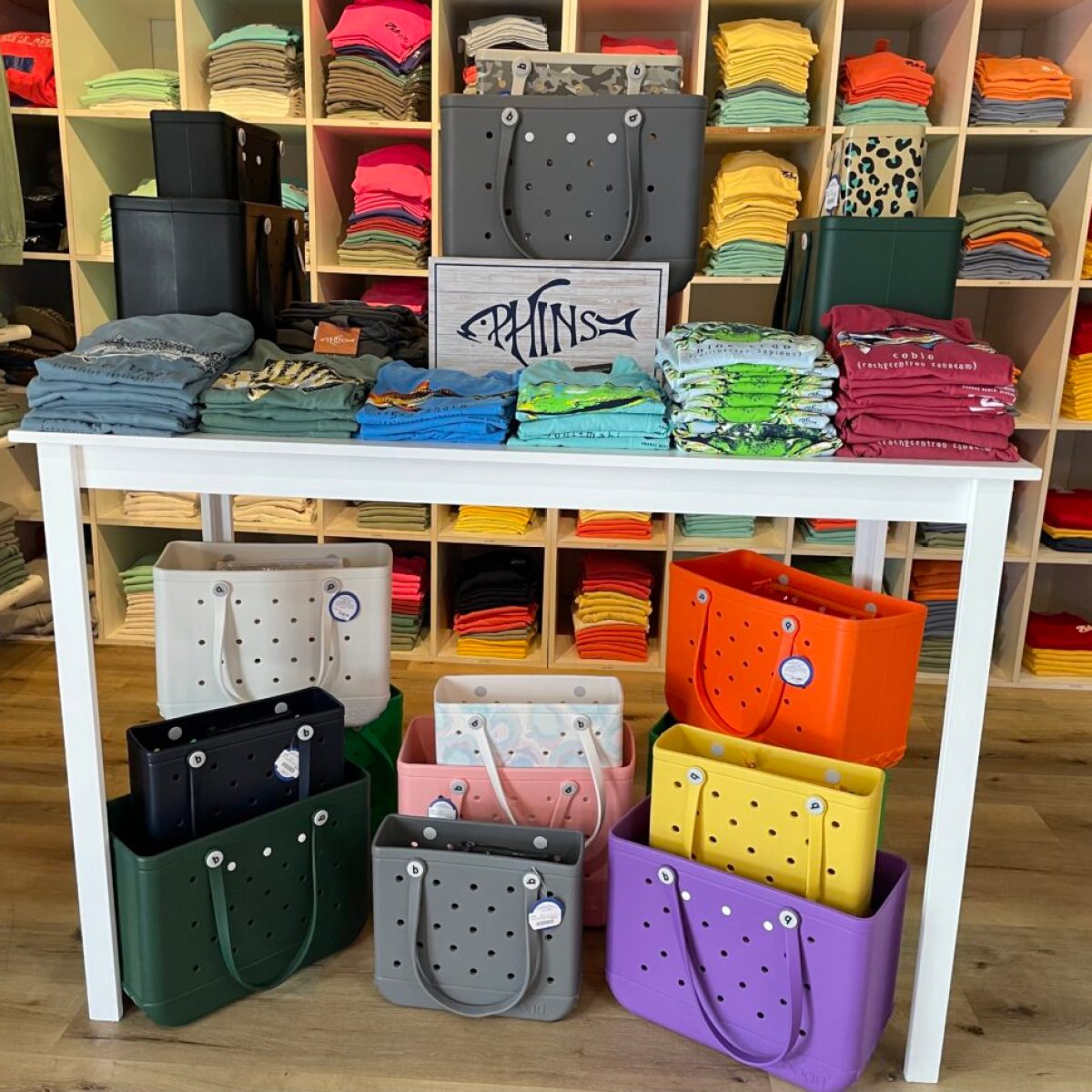 a bunch of items that are on display